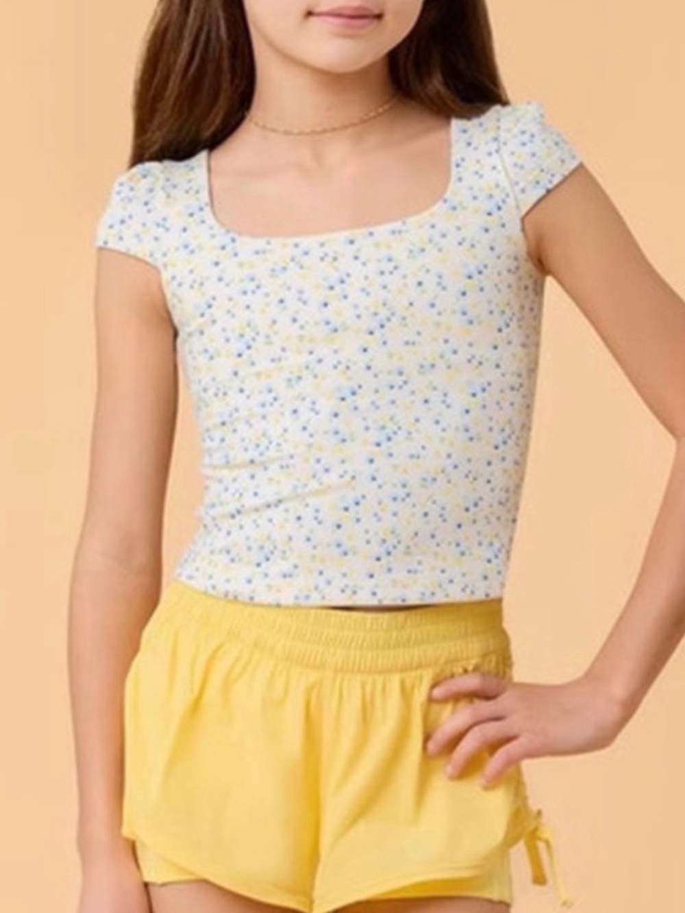 Blogilates Mommy and Me Girls Princess Cap Sleeve Tee Sz 14 - NWT